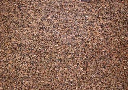 A Sample of Brown Polished Fine-Grained Granite.